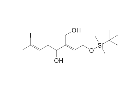 2-[2-(tert-Butyldimethylsilyloxy)ethylidene]-6-iodohept-5-ene-1,3-diol