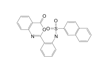 N-[2-(4-oxo-4H-3,1-benzoxazin-2-yl)phenyl]-2-naphthalenesulfonamide