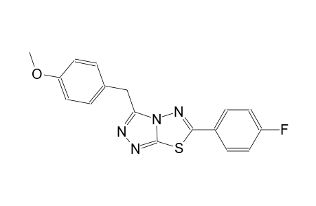 6-(4-fluorophenyl)-3-(4-methoxybenzyl)[1,2,4]triazolo[3,4-b][1,3,4]thiadiazole