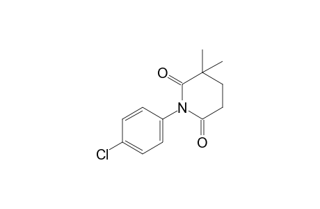 N-(p-chlorophenyl)-2,2-dimethylglutarimide