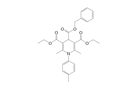 4-Benzyl 3,5-diethyl 2,6-dimethyl-1-(p-tolyl)-1,4-dihydropyridine-3,4,5-tricarboxylate