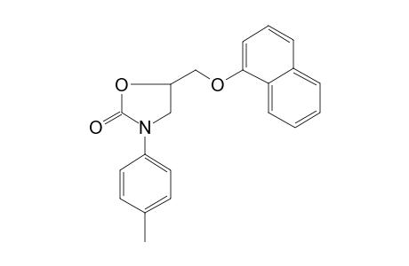 5-(1-Naphthyloxymethyl)-3-(p-tolyl)-2-oxazolidone