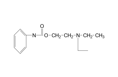 carbanilic acid, 2-(diethylamino)ethyl ester