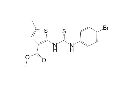 methyl 2-{[(4-bromoanilino)carbothioyl]amino}-5-methyl-3-thiophenecarboxylate