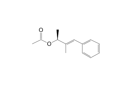 (S,E)-3-Methyl-4-phenylbut-3-en-2-yl acetate