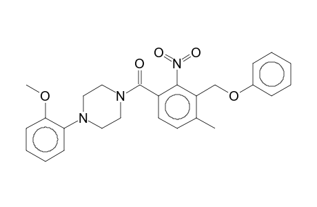 2-(benzyloxy)-3-nitro-4-[4-(2-methoxyphenylpiperazino)carbonyl]toluene