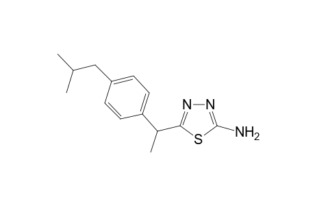 5-[1-(4-Isobutyl-phenyl)-ethyl]-[1,3,4]thiadiazol-2-ylamine