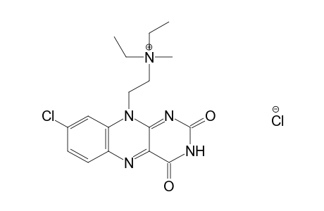 [2-(8-chloro-2,4-dioxo-2,3,4,10-tetrahydrobenzo[g]pteridin-10-yl)ethyl]diethylmethylammonium chloride