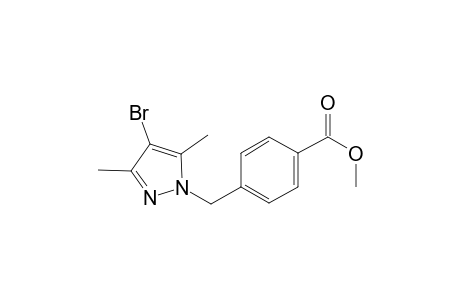 methyl 4-[(4-bromo-3,5-dimethyl-1H-pyrazol-1-yl)methyl]benzoate