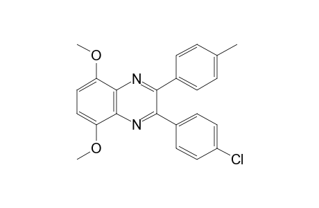 2-(p-chlorophenyl)-5,8-dimethoxy-3-p-tolylquinoxaline