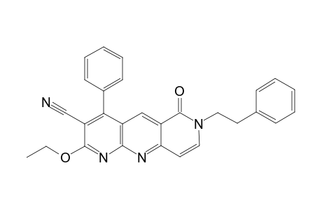 3-Cyano-2-ethoxy-6-oxo-6,7-dihydro-4-phenyl-7-(2-ethylphenyl)-1,7,10-anthyridine