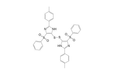 2-(4-Methylphenyl)-5-([2-(4-methylphenyl)-4-(phenylsulfonyl)-1H-imidazol-5-yl]disulfanyl)-4-(phenylsulfonyl)-1H-imidazole