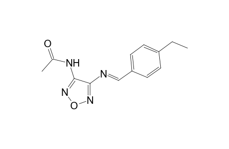 N-[4-[(4-Ethyl-benzylidene)-amino]-furazan-3-yl]acetamide