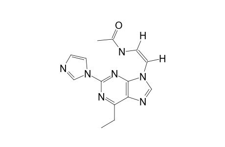 (Z)-N-(2-[6-ETHYL-2-(1H-IMIDAZOL-1-YL)-9H-PURIN-9-YL]-ETHENYL)-ACETAMIDE