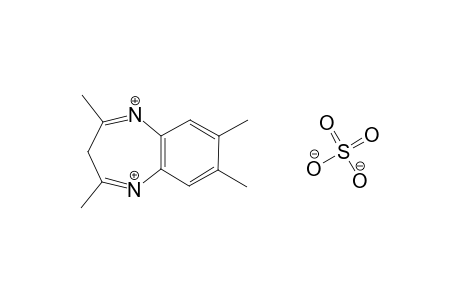 2,4,7,8-tetramethyl-3H-1,5-benzodiazepine, sulfate