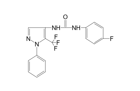 1-(p-fluorophenyl)-3-[1-phenyl-5-(trifluoromethyl)pyrazol-4-yl]urea