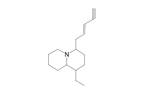 1-Ethyl-4-(2'-penten-4'-ynyl)-quinolizidine