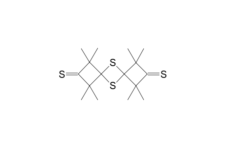 1,1,3,3,7,7,9,9-Octamethyl-5,10-dithia-spiro[3.1.3.1]decane-2,8-dithione