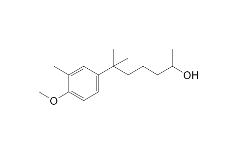 6-(4-methoxy-m-tolyl)-6-methyl-2-heptanol