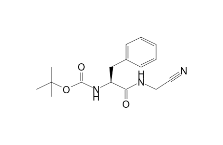 Carbamic acid, [2-[(cyanomethyl)amino]-2-oxo-1-(phenylmethyl)ethyl]-, 1,1-dimethylethyl ester, (S)-