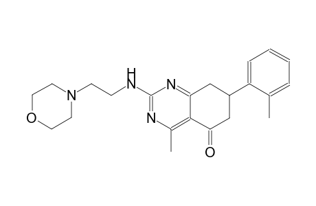5(6H)-quinazolinone, 7,8-dihydro-4-methyl-7-(2-methylphenyl)-2-[[2-(4-morpholinyl)ethyl]amino]-