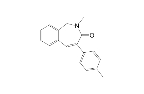 2-METHYL-4-(4'-METHYLPHENYL)-1,2-DIHYDRO-3H-2-BENZAZEPIN-3-ONE