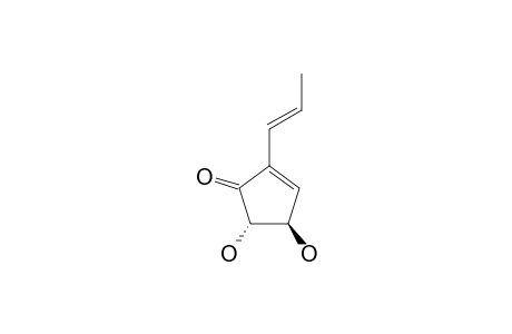 4,5-DIHYDROXY-2-PROPENYLCYCLOPENT-2-ENONE;DHPC;TRANS-ISOMER