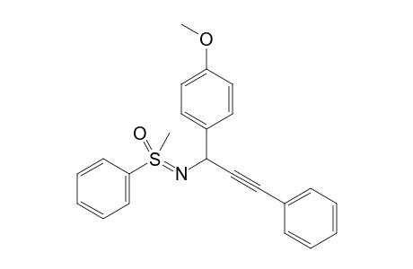 N-[1-(4-Methoxyphenyl)-3-phenylprop-2-yn-1-yl]-S,S-methylphenyl sulfoximine