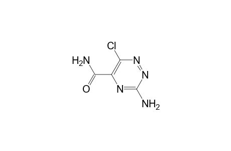 3-Amino-6-chloro-1,2,4-triazine-5-carboxamide