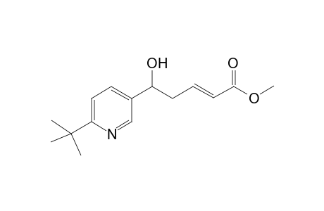 (E)-methyl 5-(6-(tert-butyl)pyridin-3-yl)-5-hydroxypent-2-enoate