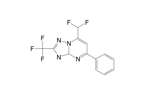 1,2,4-Triazolo[2,3-a]pyrimidine, 1,8a-dihydro-5-difluoromethyl-2-trifluoromethyl-7-phenyl-