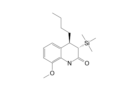 4N-BUTYL-3-TRIMETHYLSILYL-8-METHOXY-1,2,3,4-TETRAHYDRO-QUINOLIN-2-ONE