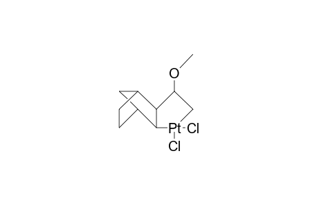 3,3-Dichloro-5-endo-methoxy-3-platina-tricyclo(5.2.1.0/2,6/)decane