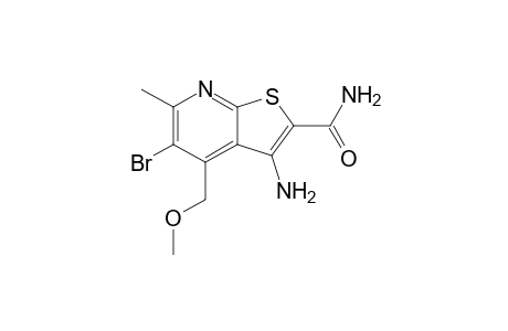 3-Amino-5-bomo-4-methoxymethyl-6-methylthieno[2,3-b]pyridine-2-carboxamide