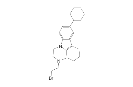 4-(2-Bromoethyl)-10-cyclohexyl-2,3,3a,4,5,6-hexahydro-1H-pyrazino[3,2,1-j,k]carbazole