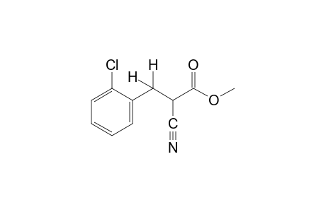 o-chloro-alpha-cyanohydrocinnamic acid, methyl ester