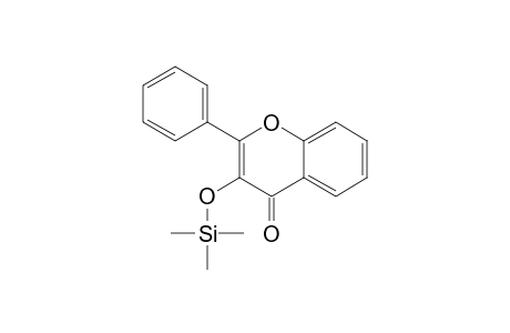 3-Hydroxyflavone, 1TMS