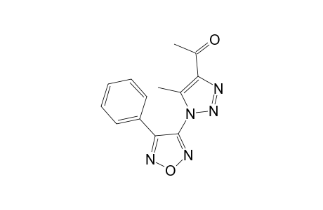 1-[5-methyl-1-(4-phenyl-1,2,5-oxadiazol-3-yl)-1,2,3-triazol-4-yl]ethanone