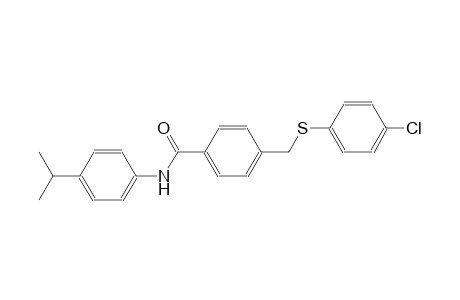 N-(4-isopropylphenyl)-4-(4-chlorophenylthiomethyl)benzamide