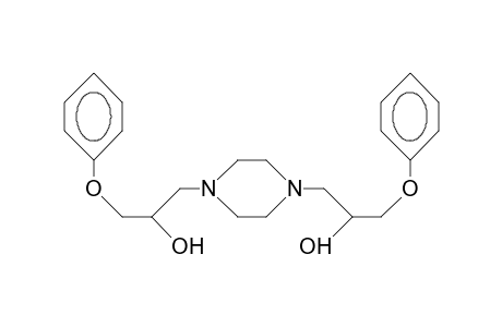 1,4-Bis(2-hydroxy-3-phenoxy-propyl)-piperazine
