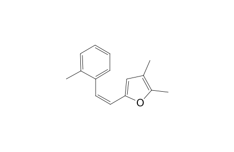 cis-2,3-Dimethyl-5-(2-o-tolylvinyl)furan