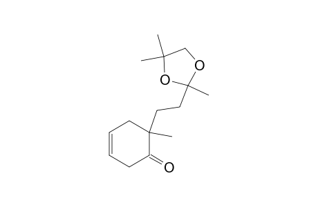 6-ZETA-METHYL-6-[2'-(2'',4'',4''-TRIMETHYL-1'',3''-DIOXOLAN-2''-YL)-ETHYL]-CYCLOHEX-3-EN-1-ONE