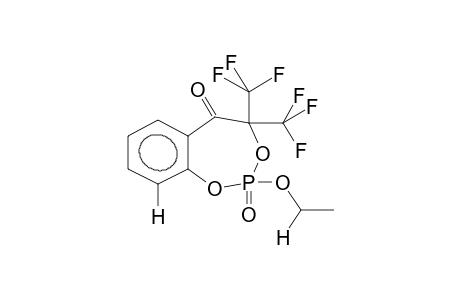 2-ETHOXY-2,5-DIOXO-4,4-BIS(TRIFLUOROMETHYL)-6,7-BENZO-1,3,2-DIOXAPHOSPHEPANE