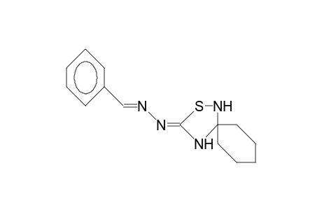 5-BENZYLIDENEHYDRAZONO-3,3-PENTAMETHYLEN-1,2,4-THIADIAZOILIDINE