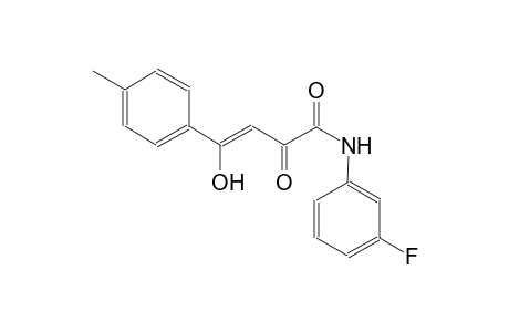 (3Z)-N-(3-fluorophenyl)-4-hydroxy-4-(4-methylphenyl)-2-oxo-3-butenamide