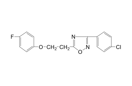 3-(p-chlorophenyl)-5-[2-(p-fluorophenoxy)ethyl]-1,2,4-oxadiazole