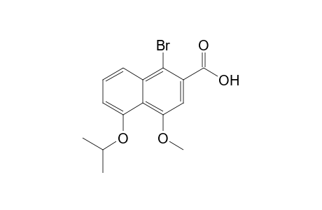 2-Naphthalenecarboxylic acid, 1-bromo-5-isopropoxy-4-methoxy-