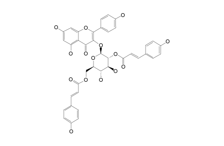 KAEMPFEROL-3-O-(2'',6''-DI-O-(E)-PARA-COUMAROYL-BETA-D-GLUCOPYRANOSIDE)