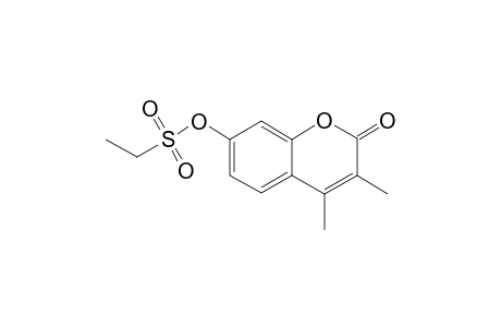 7-Ethylsulfonyloxy-3,4-dimethyl-coumarin