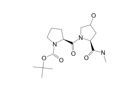 (2S,4R)-N-[(2S)-N-(TERT.-BUTOXYCARBONYL)-PROLYL]-4-HYDROXYPROLINE-METHYLAMIDE